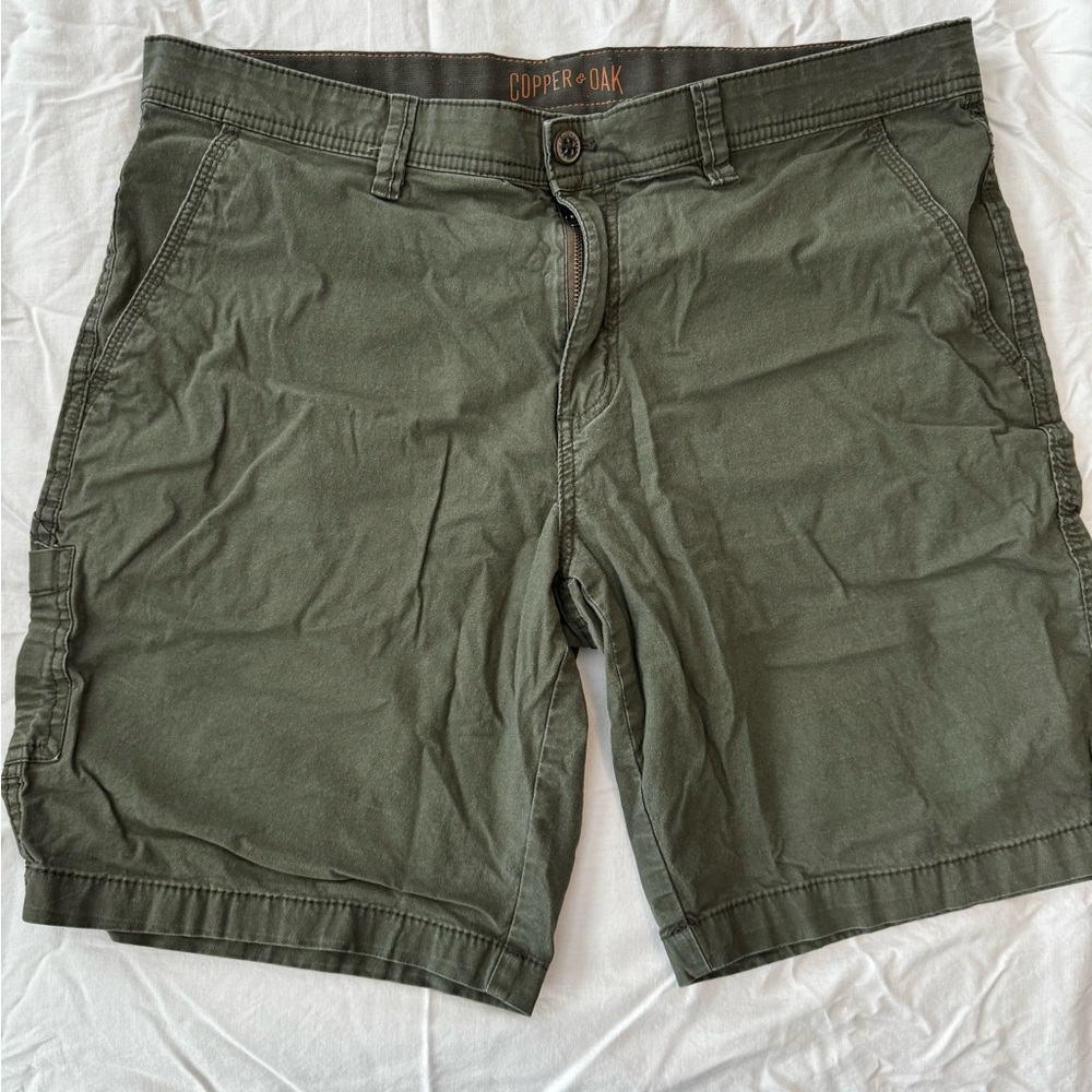 Men's Cargo Shorts - Forest Green